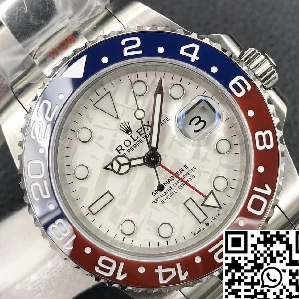 Dial Rolex II GMT Factory 126719BLRO-0002 Meteorite Master GM 0107
